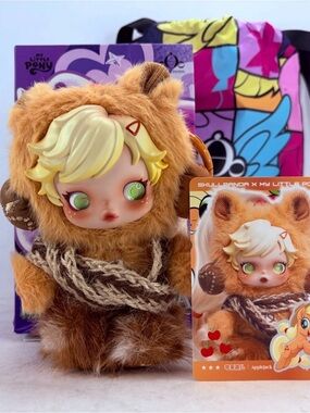 Skull Panda x My Little Pony Applejack Plush Doll - Brown & Blonde